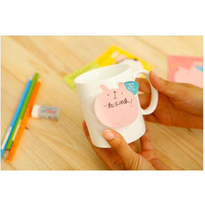 Note tròn dễ thương cute - Giấy ghi chú tròn phong cách Hàn Quốc dễ thương