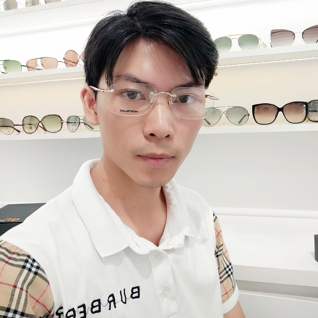 Gọng kính unisex Montblanc MB0071O 006 chính hãng