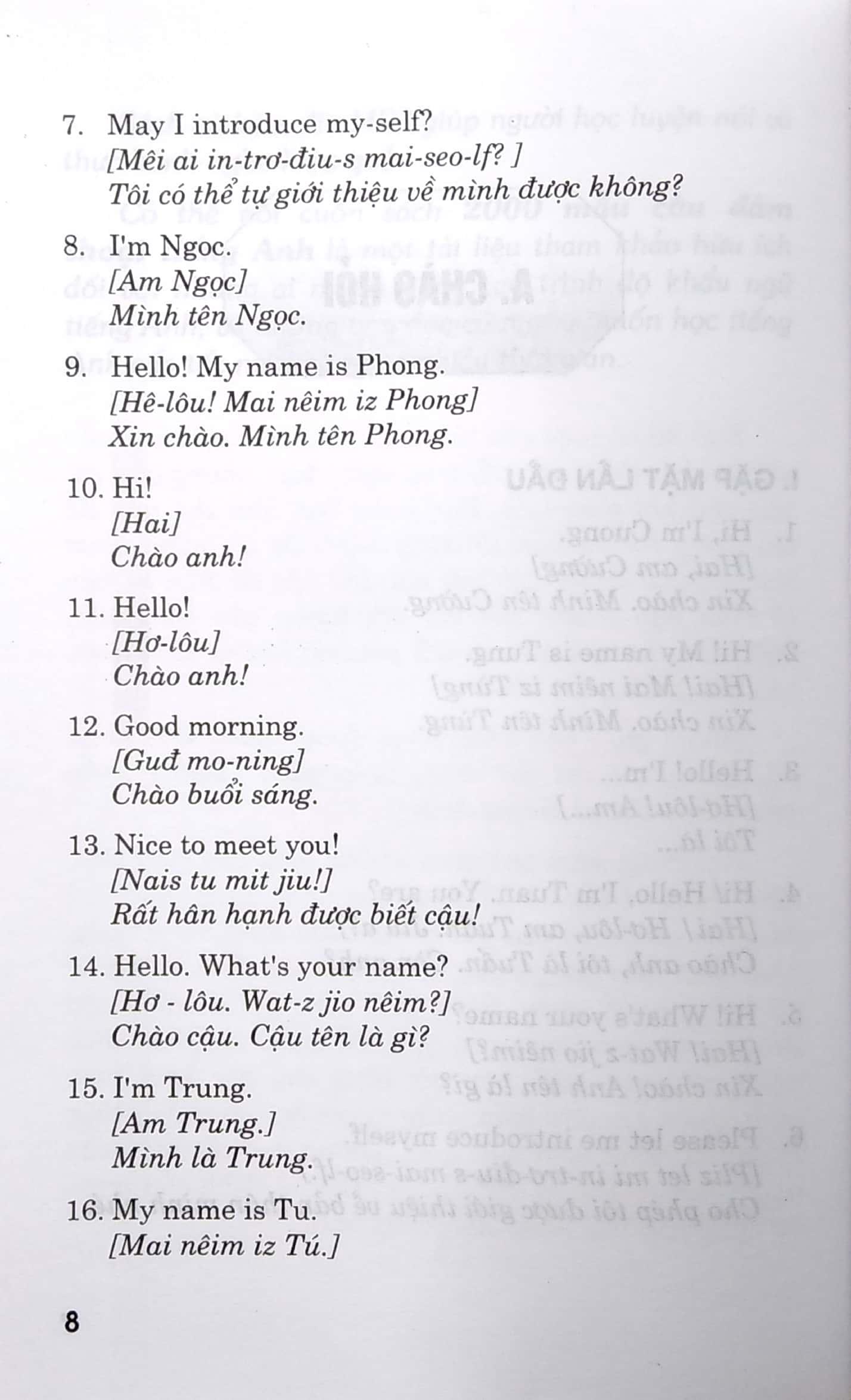 2000 Mẫu Câu Đàm Thoại Tiếng Anh