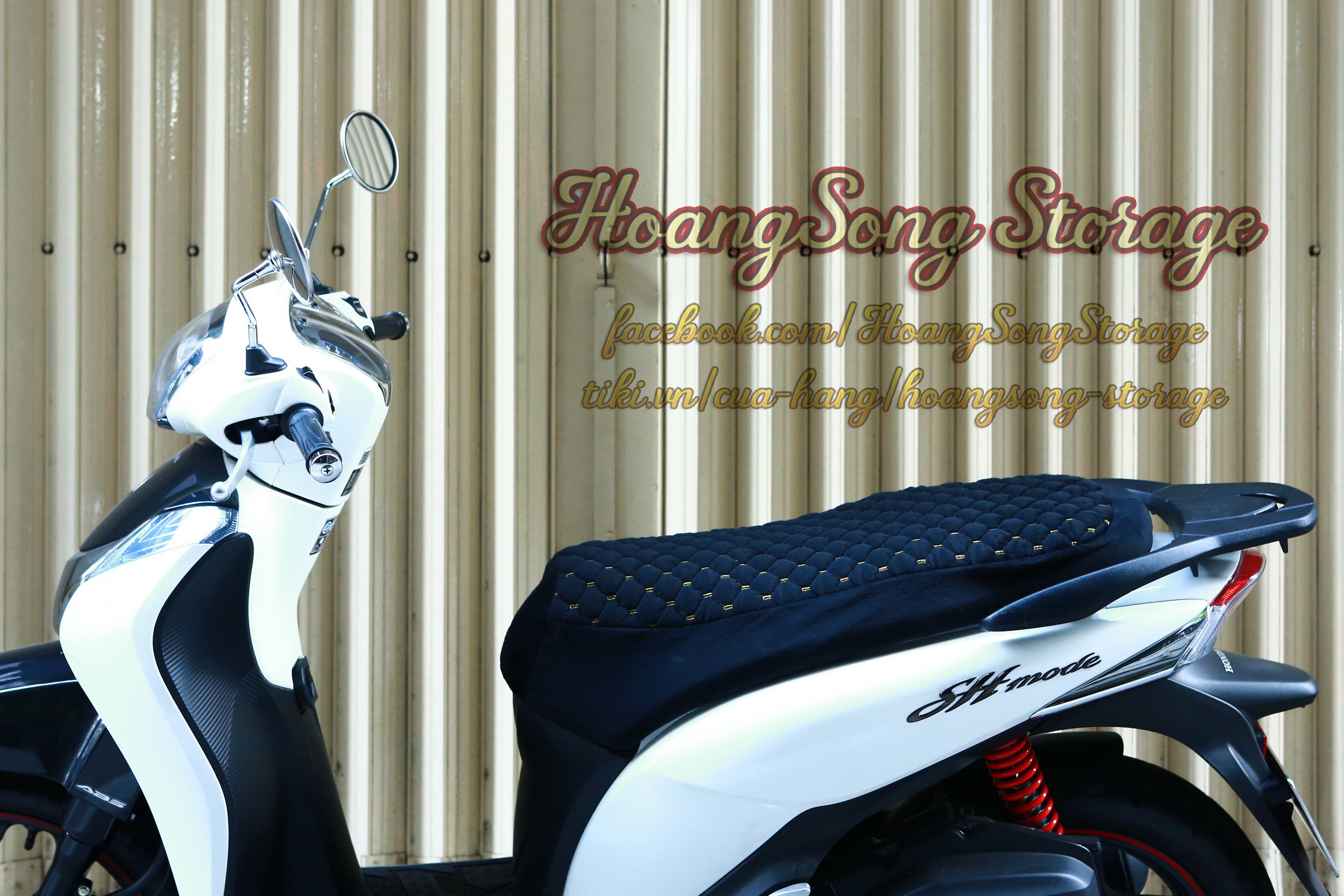 Đệm Lót Yên Xe Máy Vải Nhung Chống Trượt