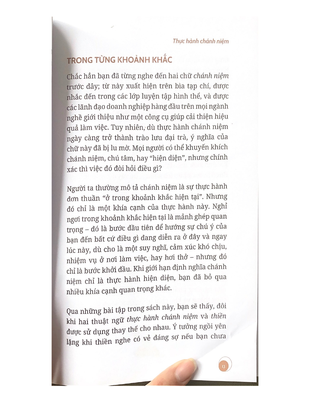 Thực Hành Chánh Niệm