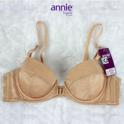 Áo Ngực Annie , Mouse Mỏng, Bảo Vệ Dáng Ngực. Mã Bfa 3012 - Cài Trước - Da Đậm - 3475