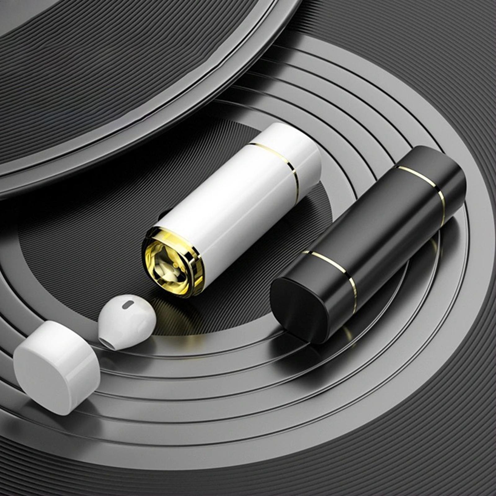 In-Ear Earbuds with 300mAh Charging Case for Smartphones White