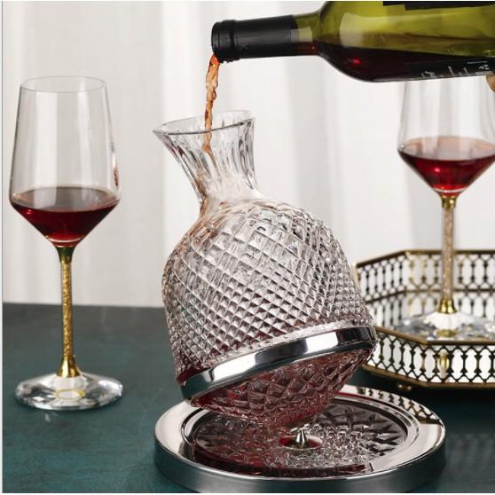 BÌNH THỞ VANG XOAY TRÒN PATRICK SPIN DECANTER