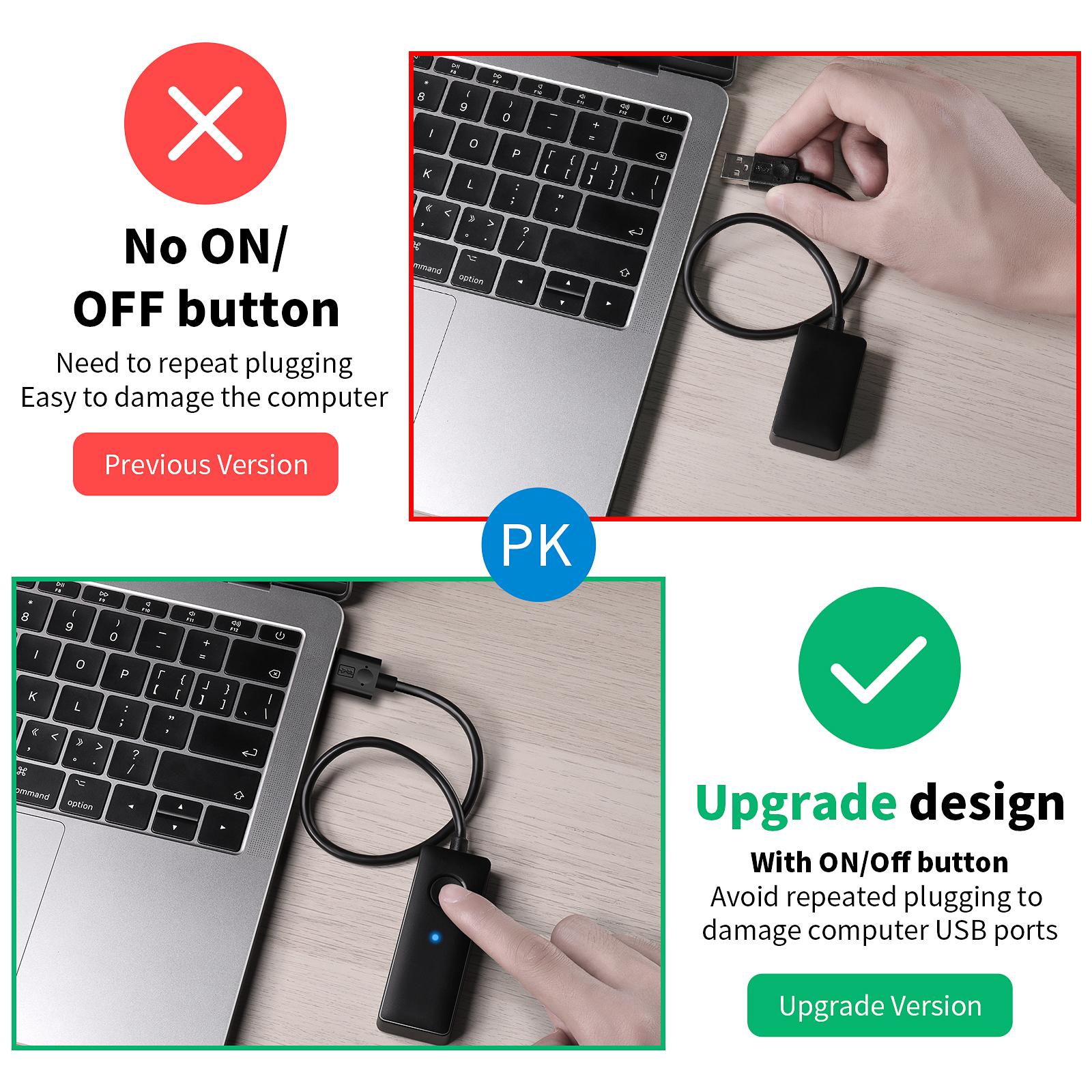 Chuột Jiggler Chuột Mover Cổng USB Ổ Không Có Công Tắc Mô Phỏng Di Chuyển Chuột Để Ngăn Máy Tính Vào giấc Ngủ