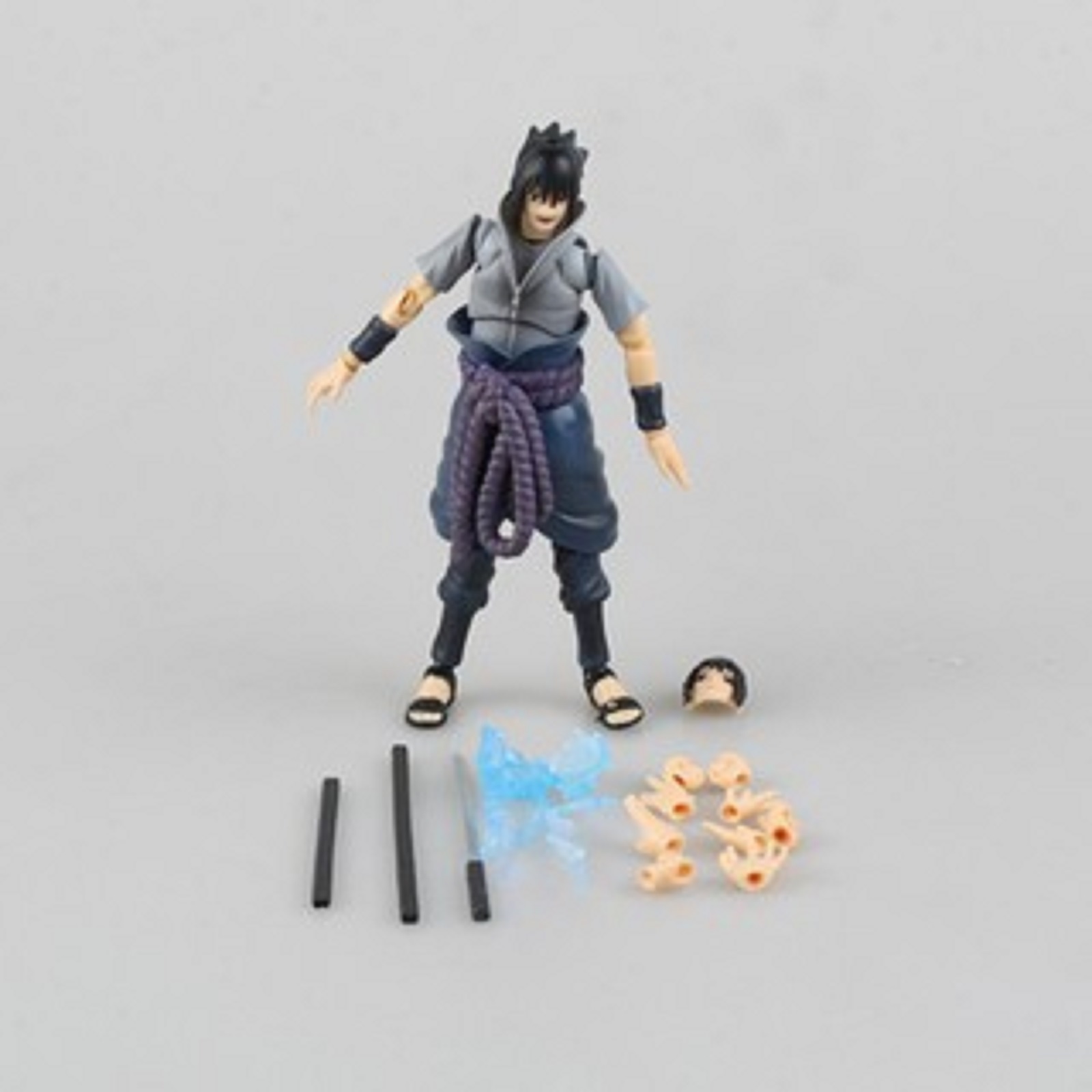 Mô hình khớp cử động Sasuke áo đông sắc nét từng chi tiết, khớp tốt, cao 15cm