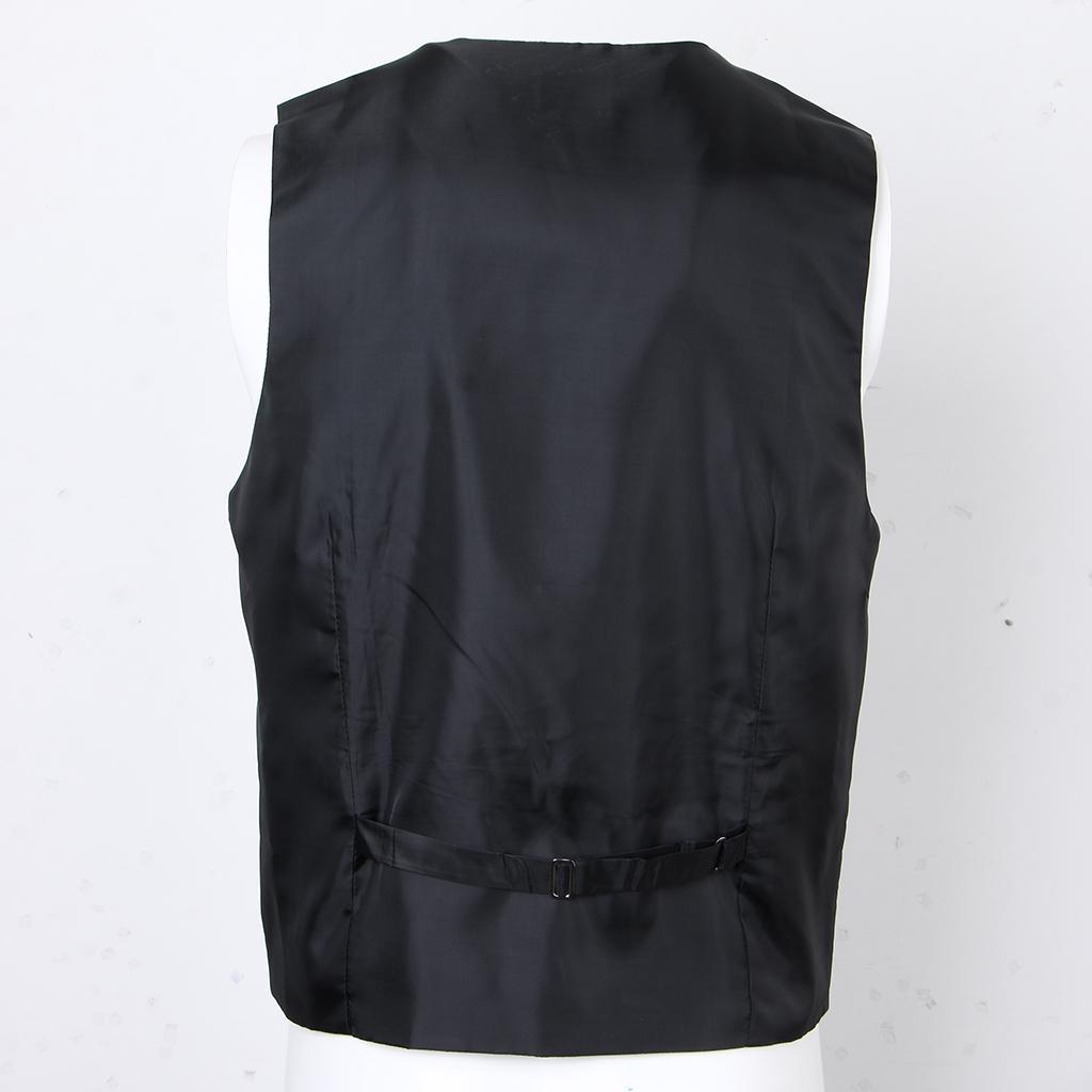 Men's Formal Casual Business Dress Vest Suit Slim Waistcoat Jacket Top Gilet