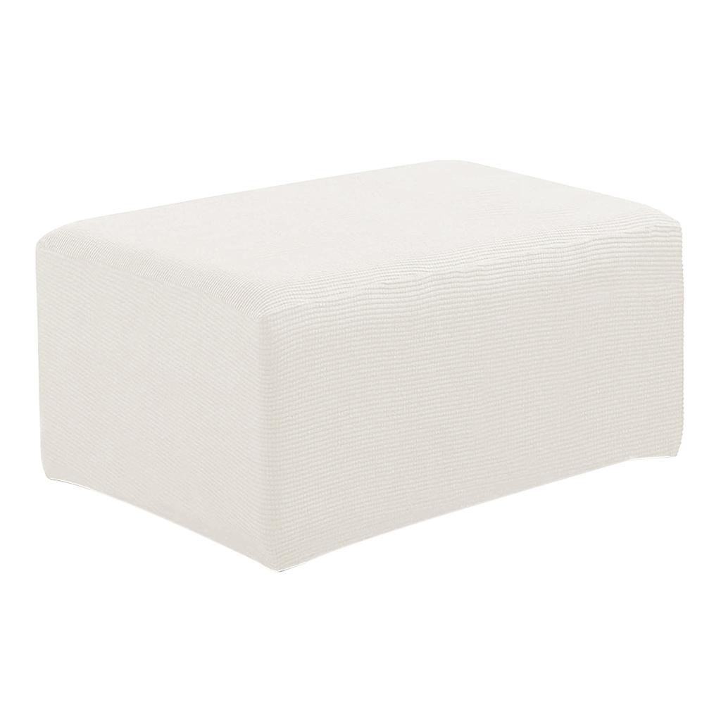Stretch Ottoman Pouf Cover Footrest Stool Slipcover Protector