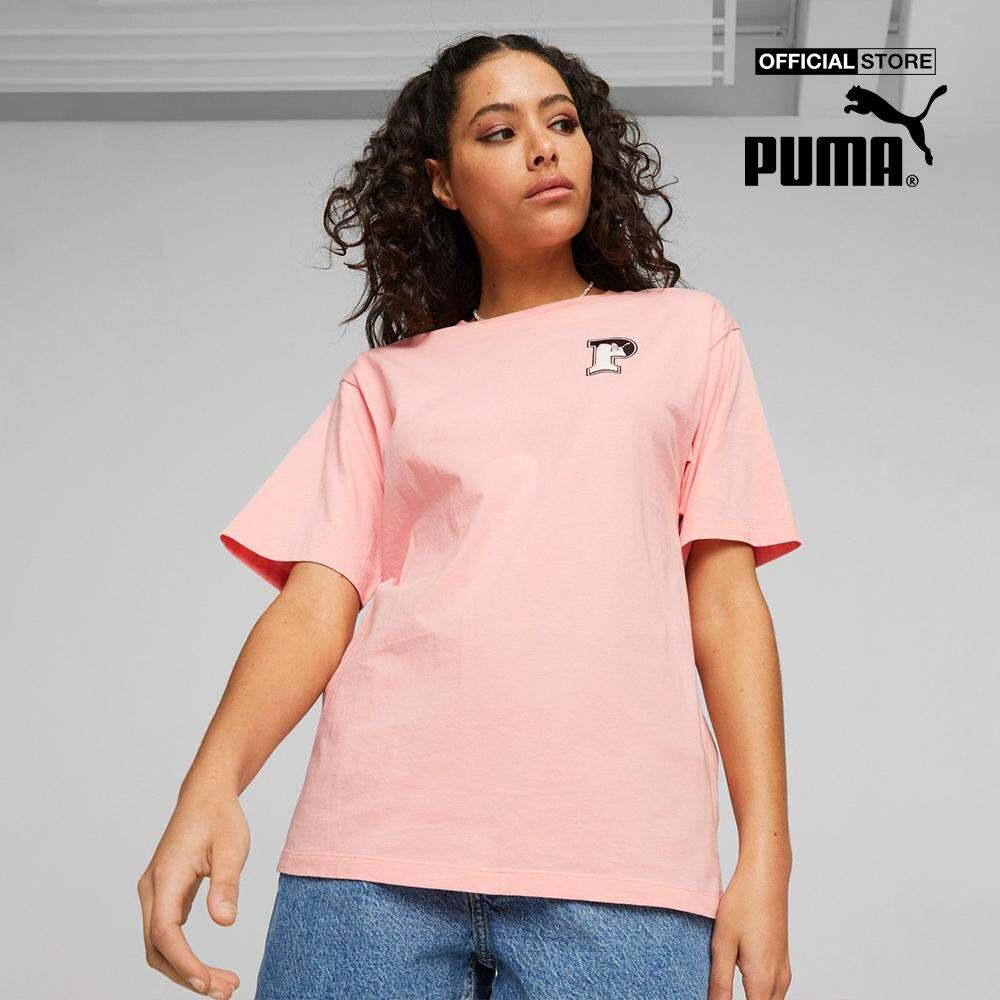 PUMA - Áo thun nữ cổ tròn tay ngắn SQUAD 621487