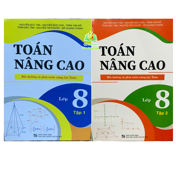 Sách - Combo Toán Nâng Cao Bồi Dưỡng Và Phát Triển Năng Lực Lớp 8 - Tập 1 + 2