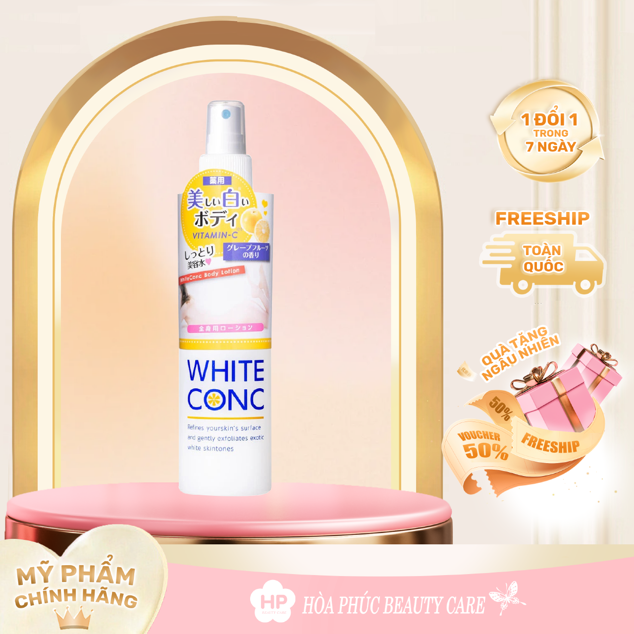 Xịt Dưỡng Trắng Da Toàn Thân White Conc Body Lotion C II 245mL