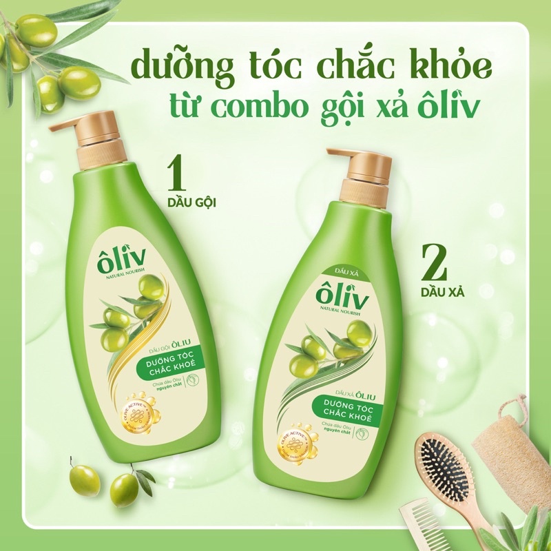 dầu xả ôliu Oliv dưỡng tóc chắc khoẻ 650ml ( không xuất hóa đơn đỏ )