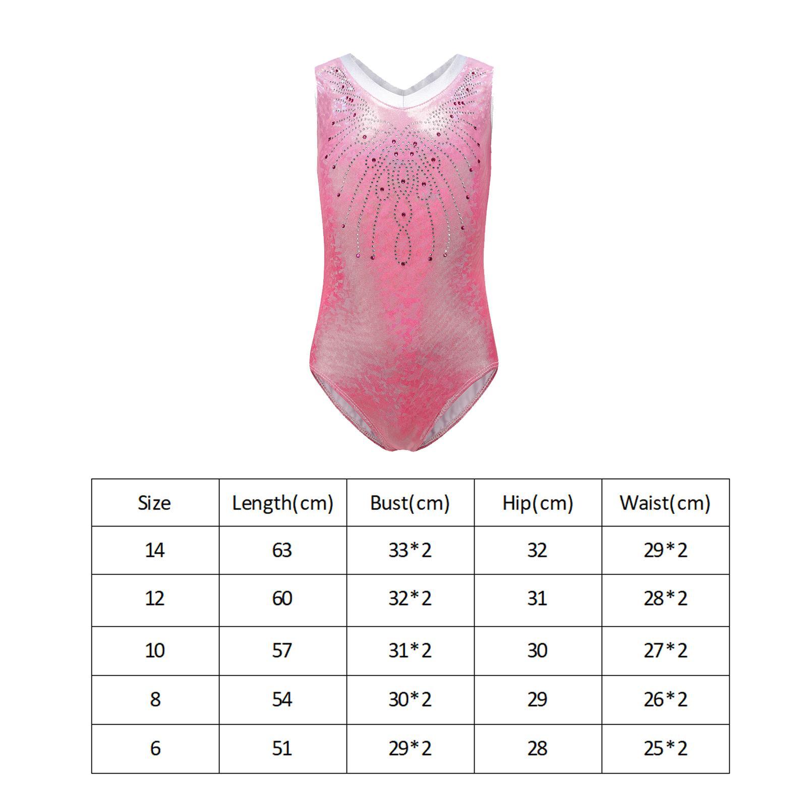 Girl Gymnastics Leotard, Kids Gym Costume Dancing Athletic Leotard, Dress Bodysuit Ballet Leotard