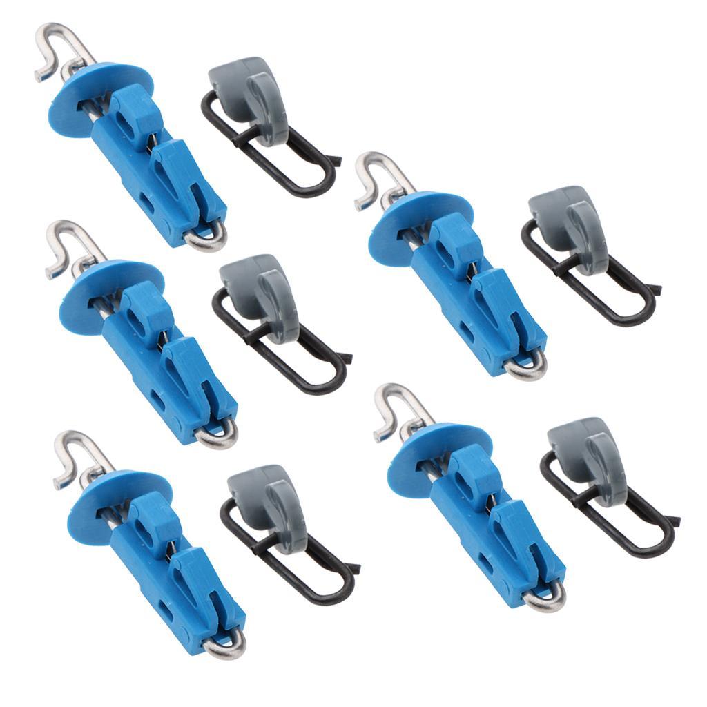 10pcs  Down Fishing  Clip Locking Lock Jigging  Hook