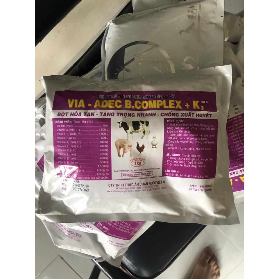 VIA-ADEC B.COMPLEX +K3 GÓI 1KG BỔ SUNG VITAMIN