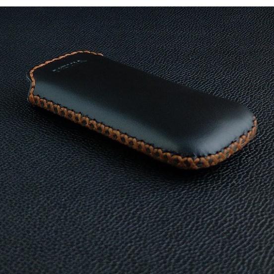Bao Da Rút cho Nokia 6700 / 6500c Da Bò Màu Đen