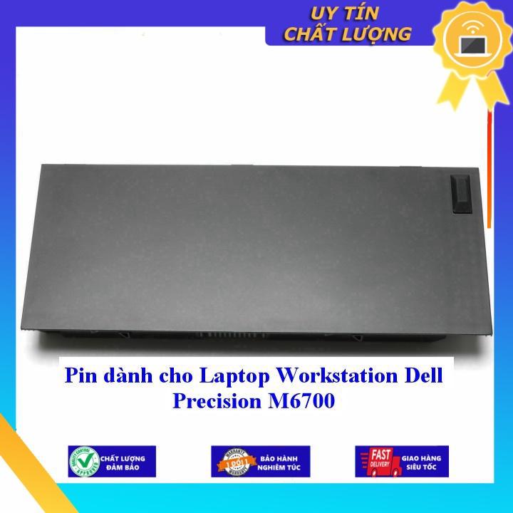 Pin dùng cho Laptop Workstation Dell Precision M6700 - Hàng Nhập Khẩu New Seal