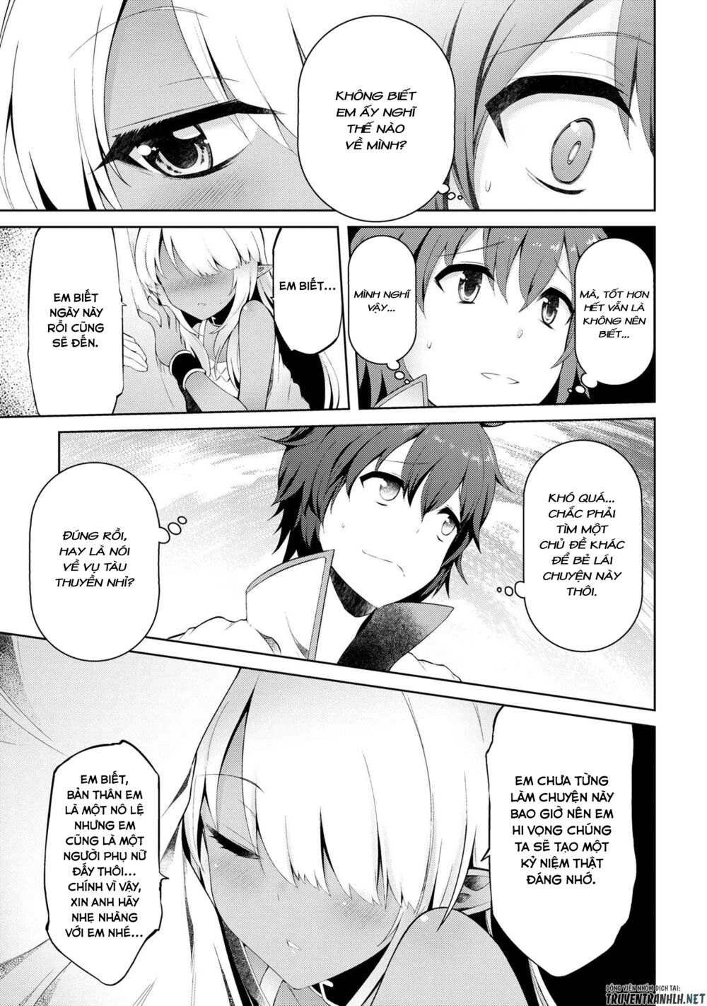 ngôi nhà của tôi đã bị đốt cháy, thế thì tại sao tôi không dùng hết số tiền còn lại để mua nô lệ dark elf? chapter 7 13