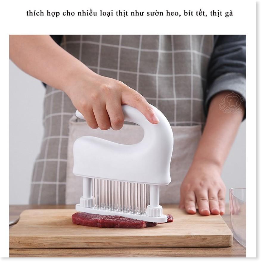 Máy châm thịt 48 que kim, chất liệu thép không gỉ - Gia Dụng SG