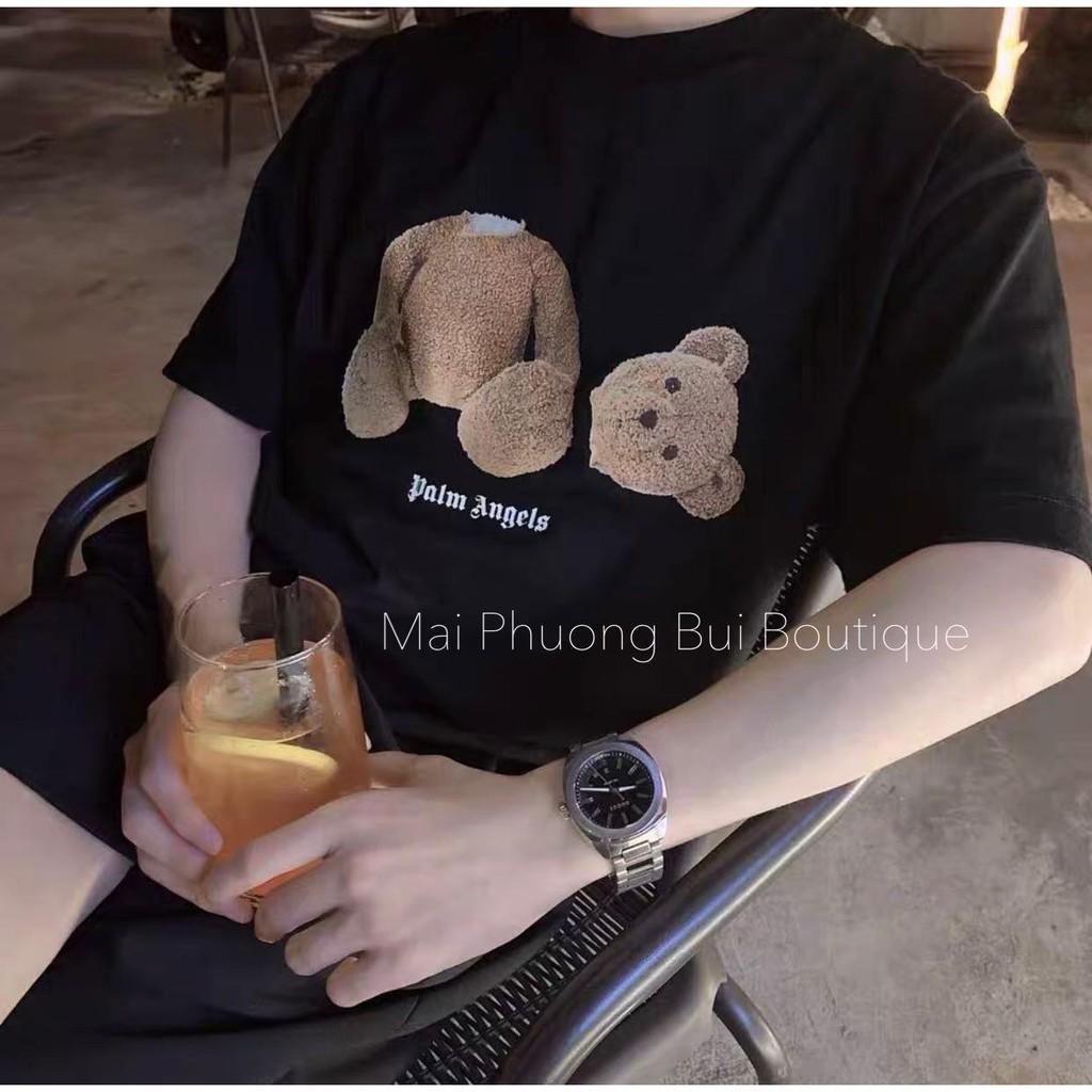 Áo Thun Rộng Gấu Nâu Tay Lỡ UNISEX