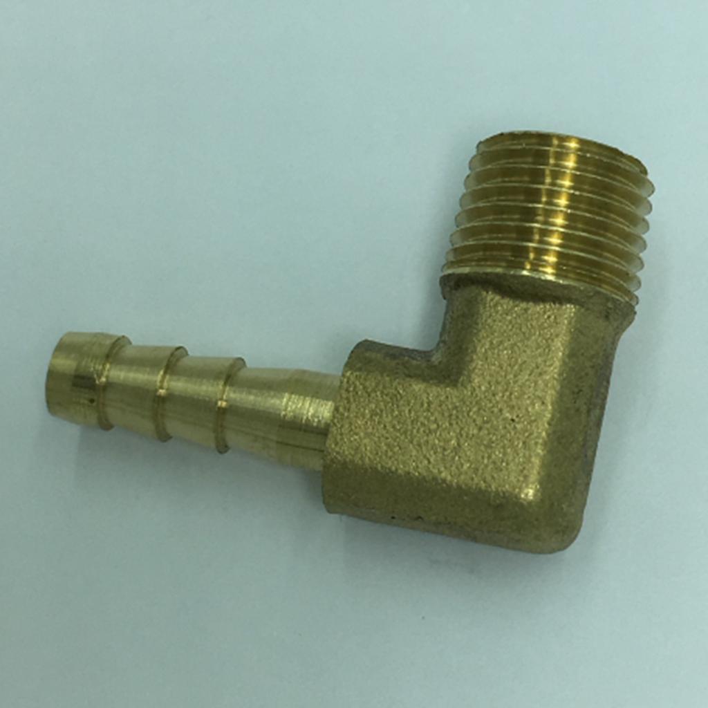 DN8 Brass Elbow Hose Connector Hose Connector, Male Thread
