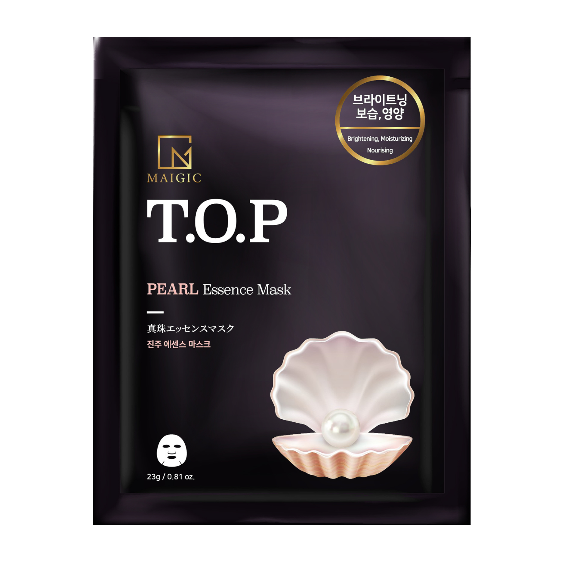 Mặt Nạ Giấy MAIGIC T.O.P Pearl Essence Mask Chiết Xuất Ngọc Trai 23g