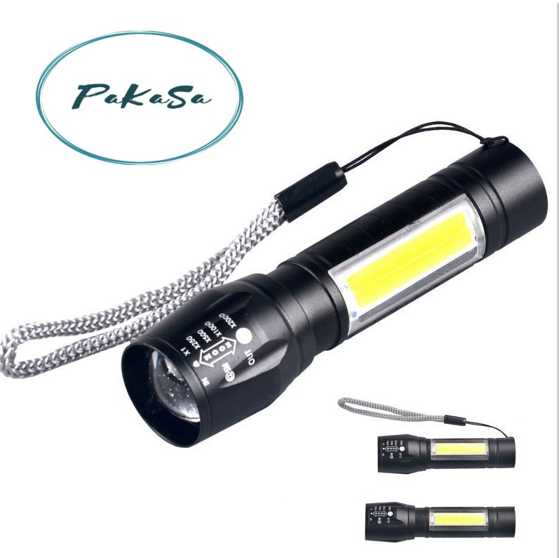 Đèn Pin Mini Siêu Sáng Cao Cấp Có Zoom - Hàng Chính Hãng