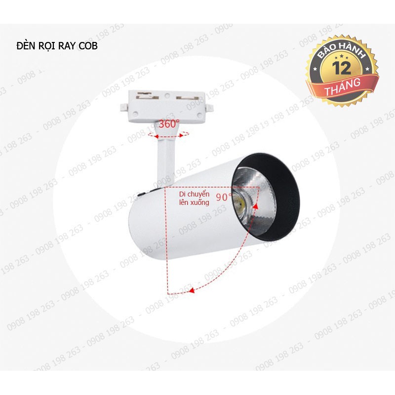 Đèn Rọi Ống Bơ 20W COB-Y1326B