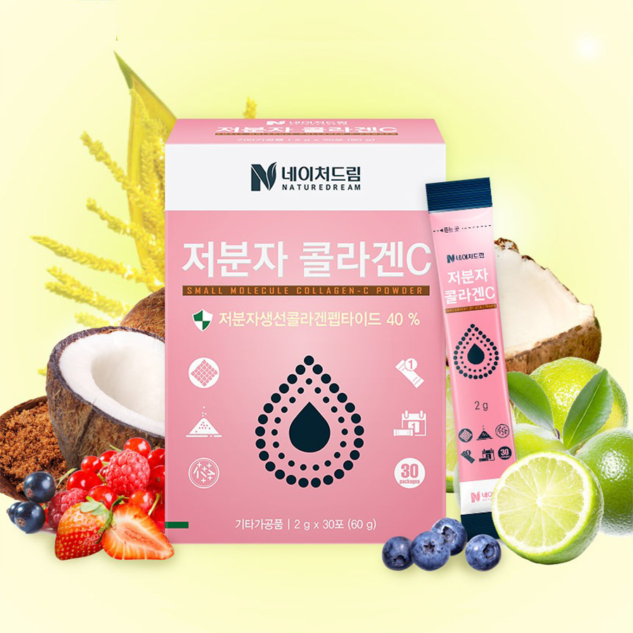 Bột Collage hỗ trợ làm đẹp da chống lão hóa  Nature Dream Small Molecule Collagen - C Powder