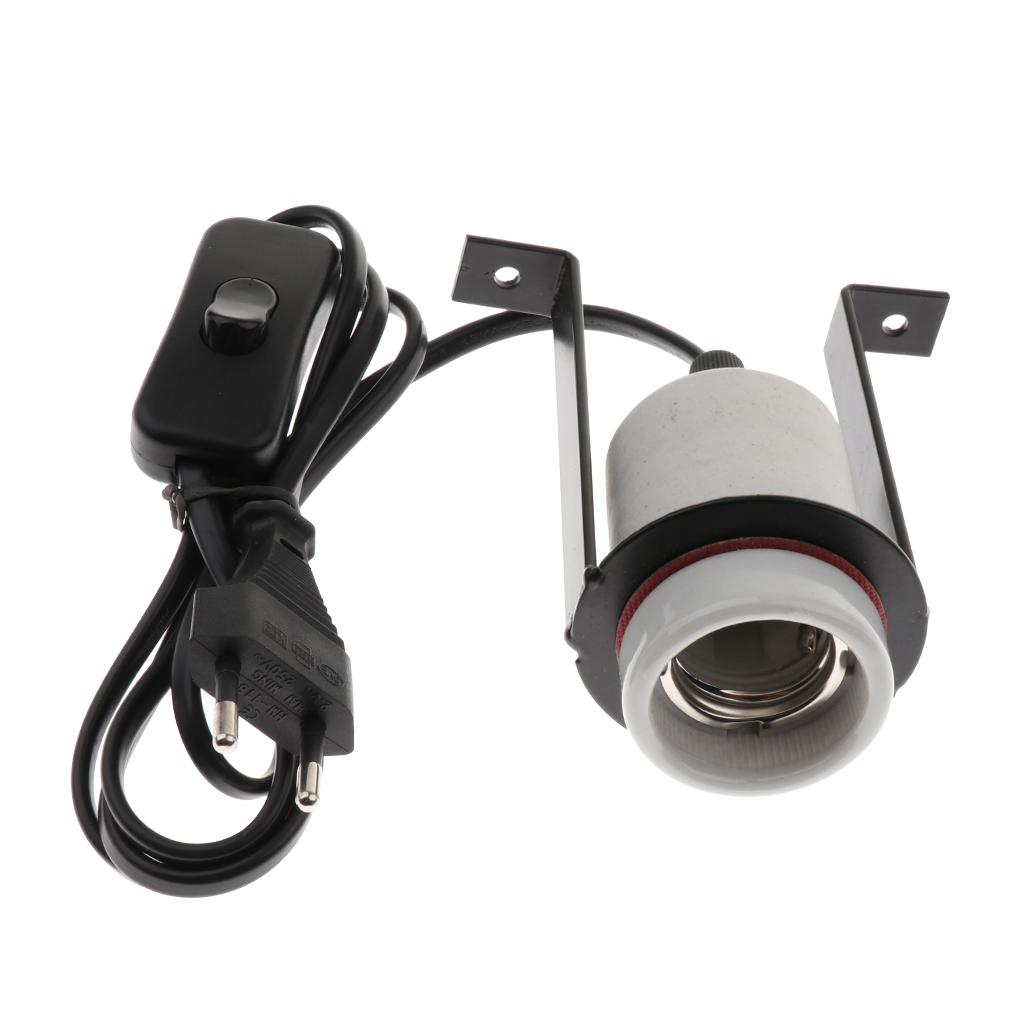 Reptile Turtle Amphibian Lamp Holder, Bearded Dragon Lizard Heat Bulb Socket