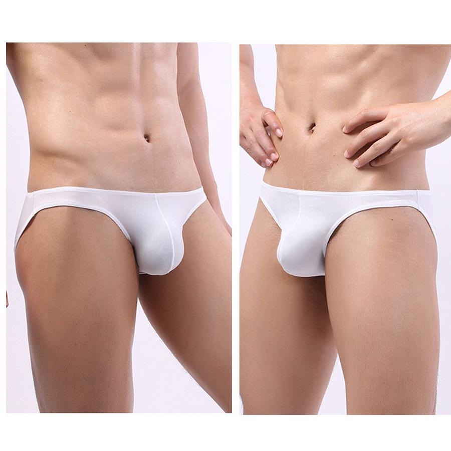 QUẦN LÓT NAM - Tam Giác Bikini Bản Nhỏ Gọn - Thun Lạnh Sọc Siêu Mát