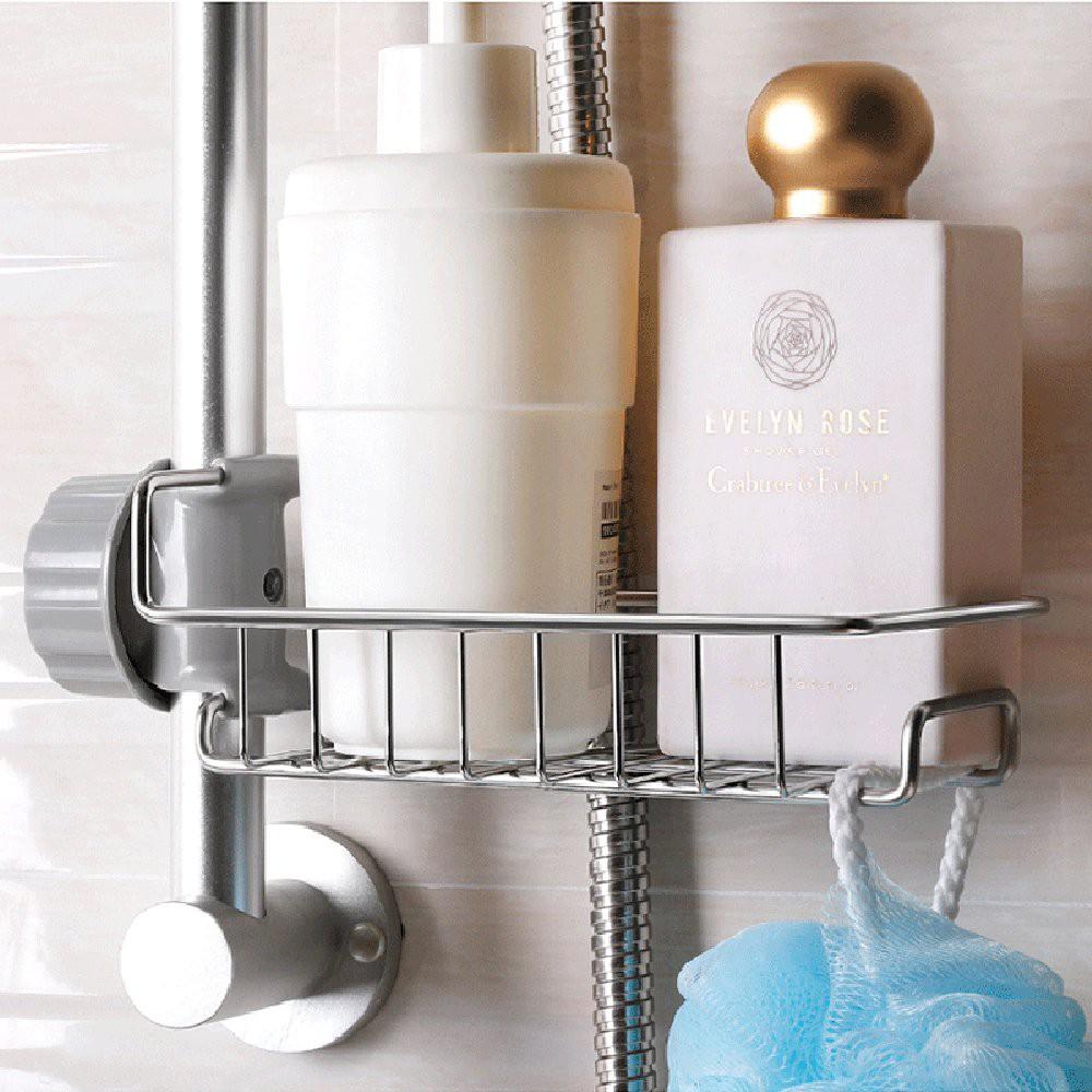 Giá Treo Vòi Đựng Đồ, Giẻ Rửa Chén Bát - Kệ Gắn Vòi INOX Để Đồ Giẻ Rửa Chén Bát