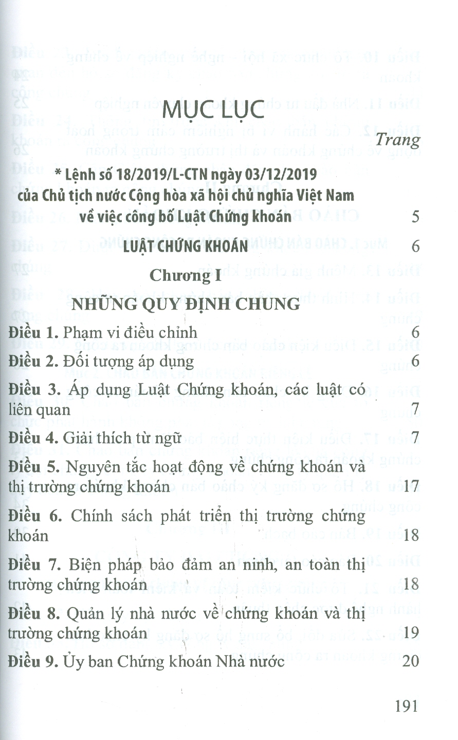 Luật Chứng Khoán