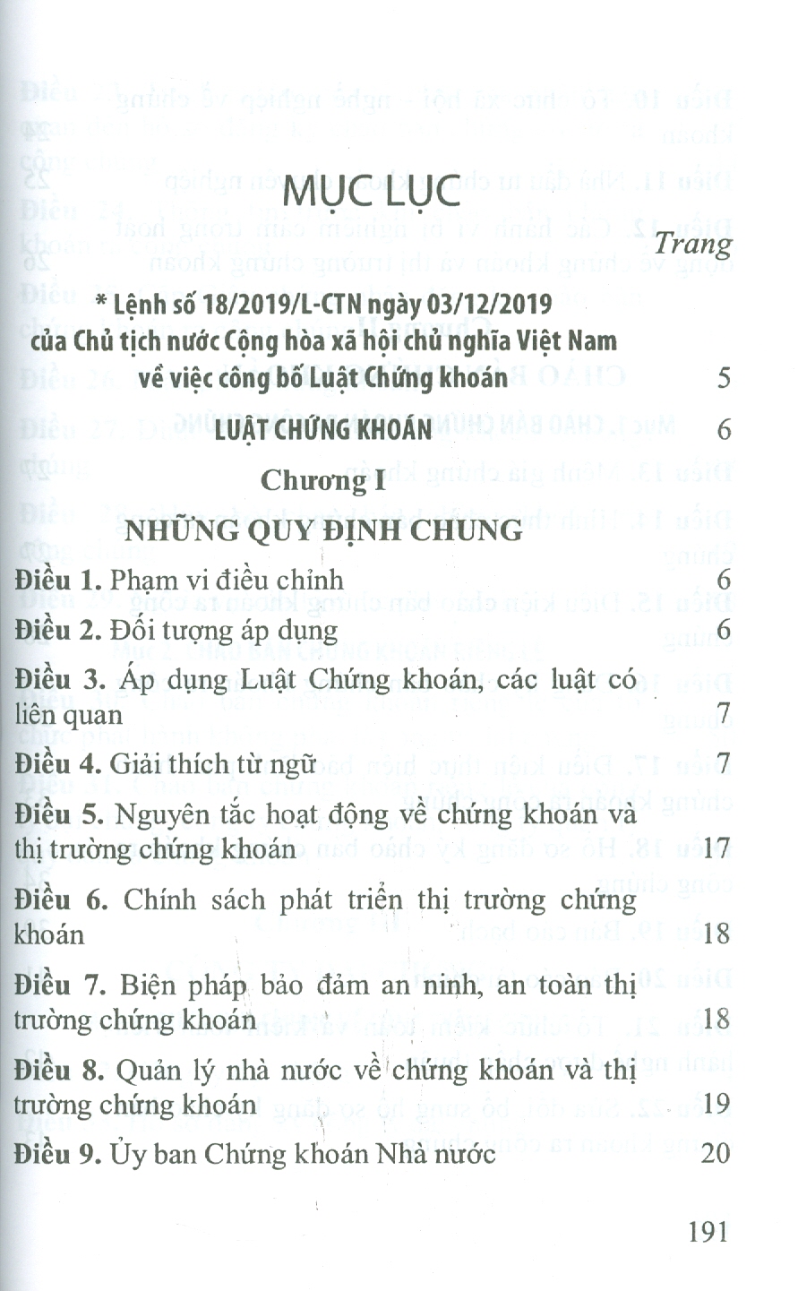 Luật Chứng Khoán