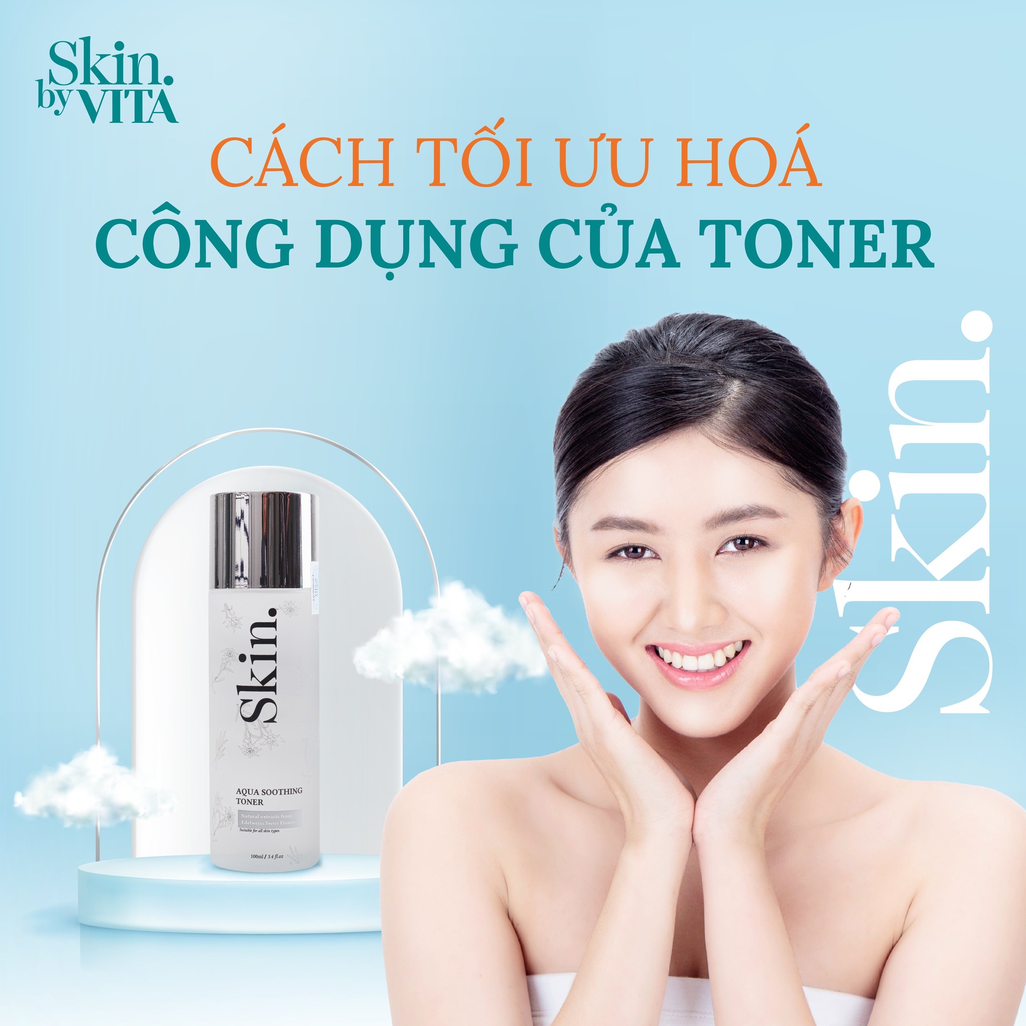 Toner Skin. by VITA 100ml - Aqua Soothing Toner