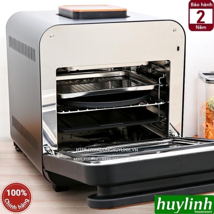 Nồi chiên không dầu hấp hơi nước Kalite Steam PRO - STAR - 15 lít - Tặng bao tay + chổi quét - Hàng chính hãng