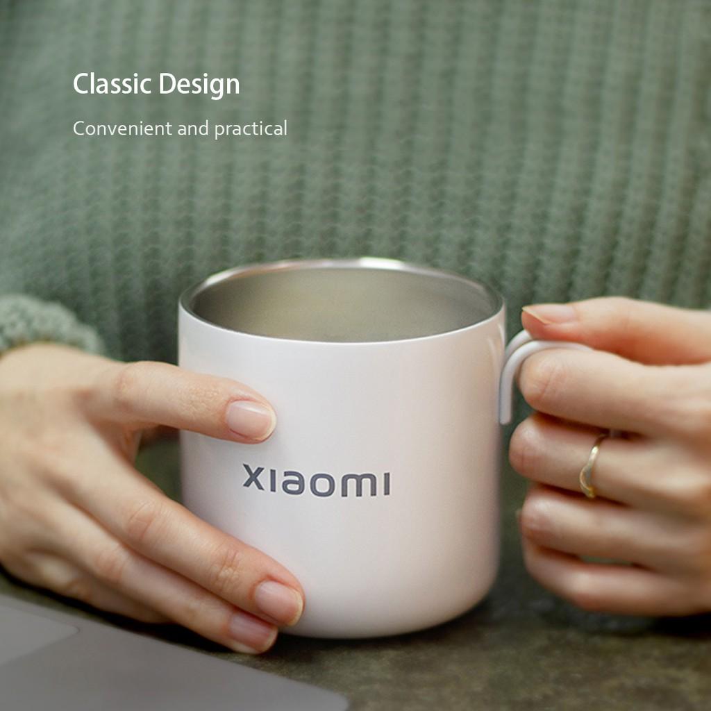 Cốc Xiaomi Youpin Dùng Uống Cà Phê Bằng Thép Không Gỉ Hoạ Tiết Ghi Chữ Xiaomi 400ml Hàng nhập khẩu