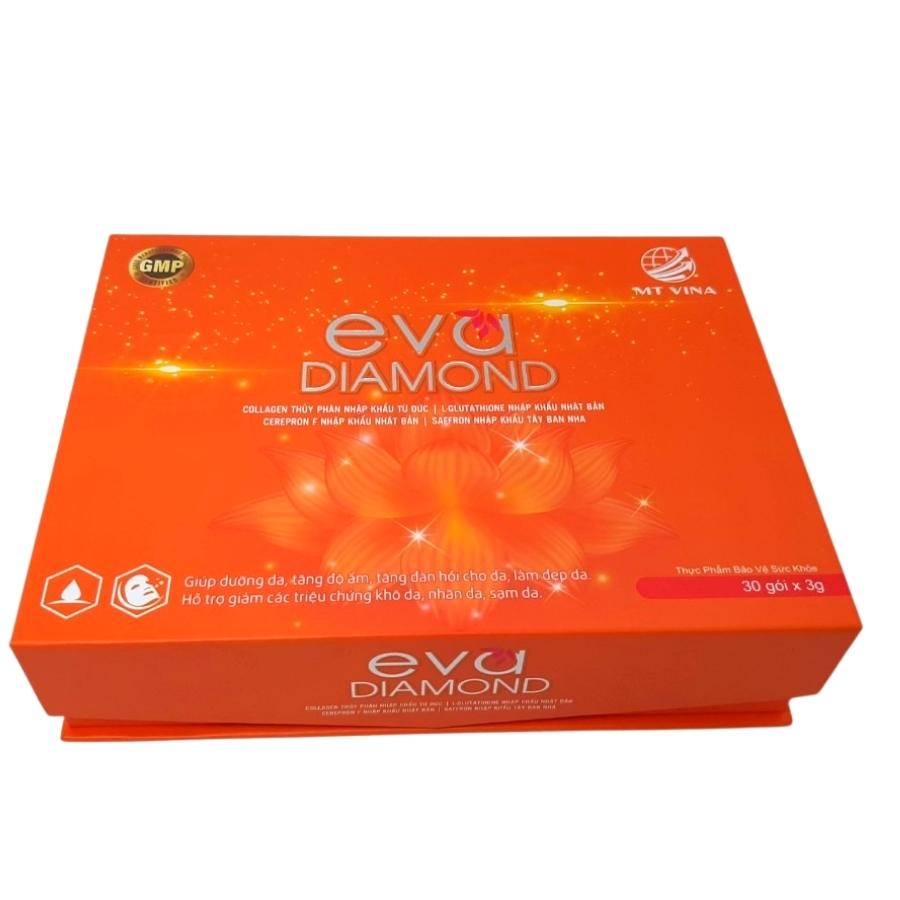 Eva Diamond Thải Độc Đẹp Da cân bằng nội tiết giảm tình trạng nóng trong bốc hỏa khô sạm