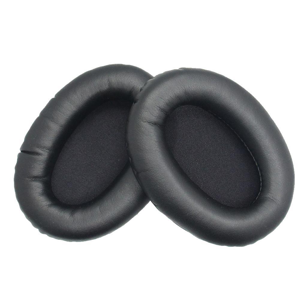 2X Black Replace Ear Pads Cushions Compatible For KHX-,   II