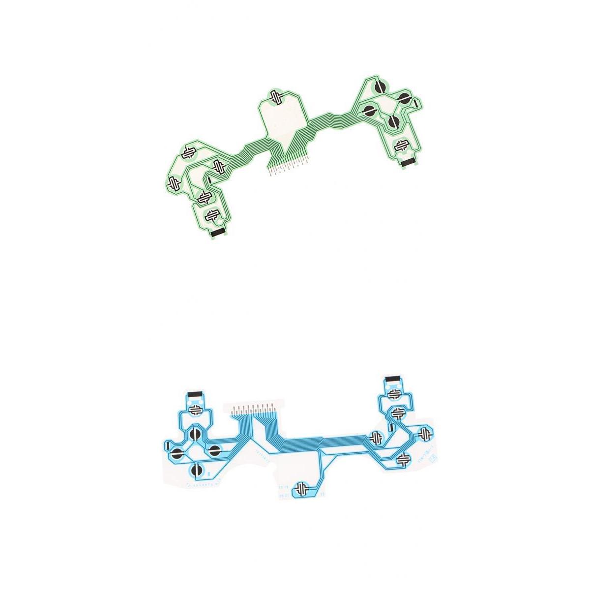 2 Piece Flex Conductive Film Circuit Keypad Board for Sony PS4 2.0/4.0