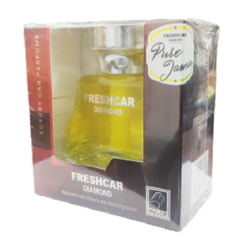 Nước hoa xe hơi Freshcar Diamond - chai 100ml hương thơm thảo mộc thiên nhiên