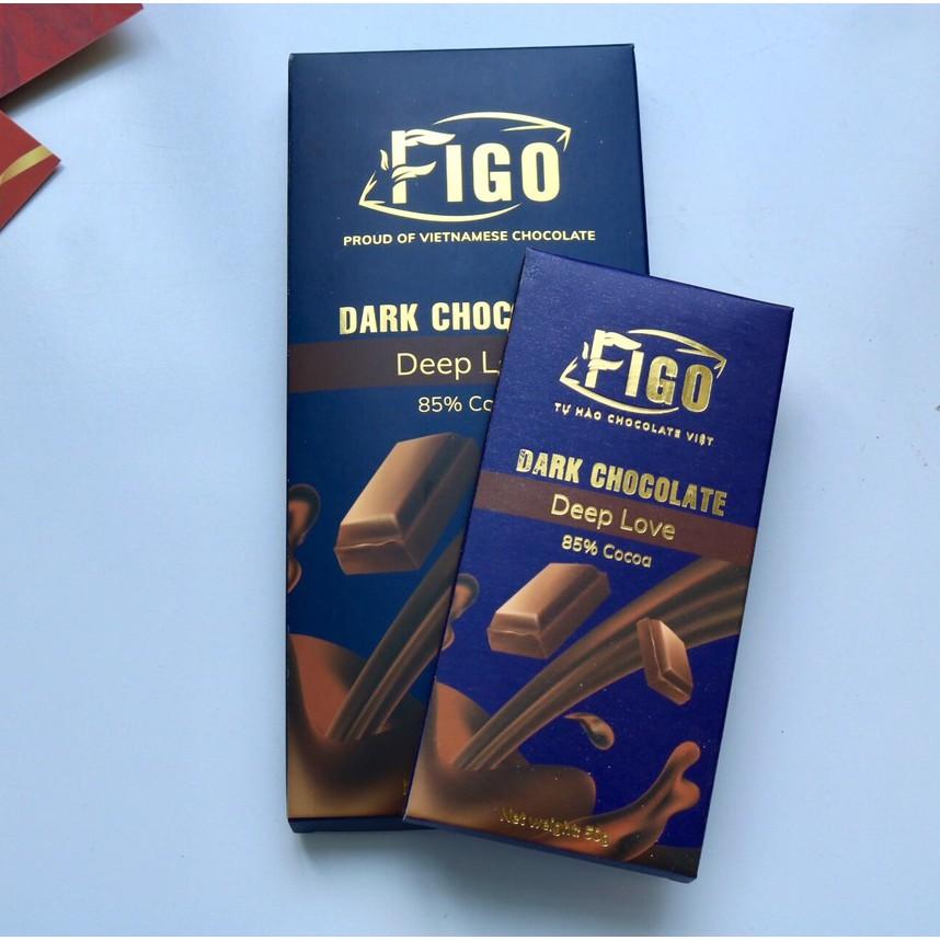 Dark Chocolate 85% cacao less sugar 50g Figo