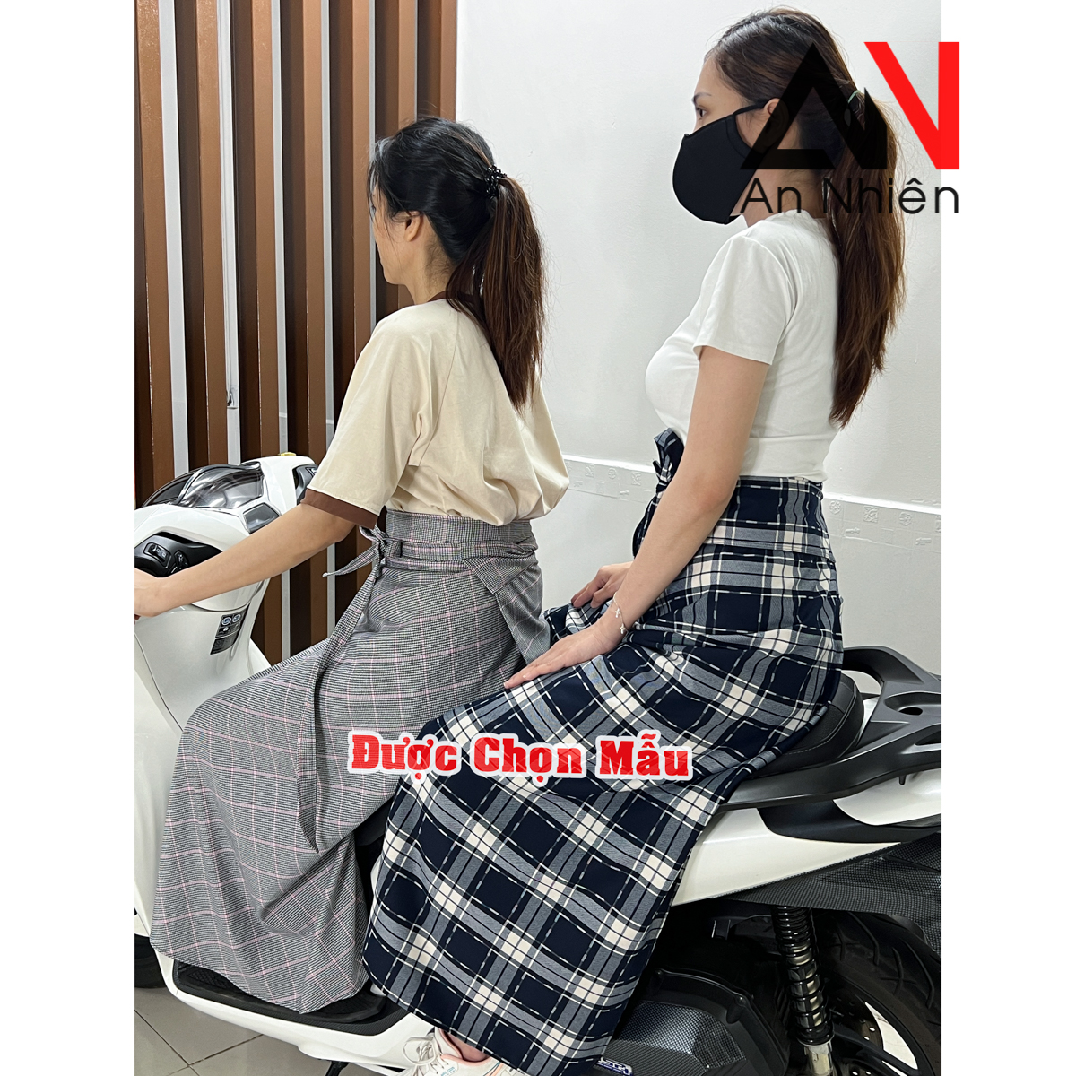 Chân váy chống nắng cột dây freesize-được chọn mẫu