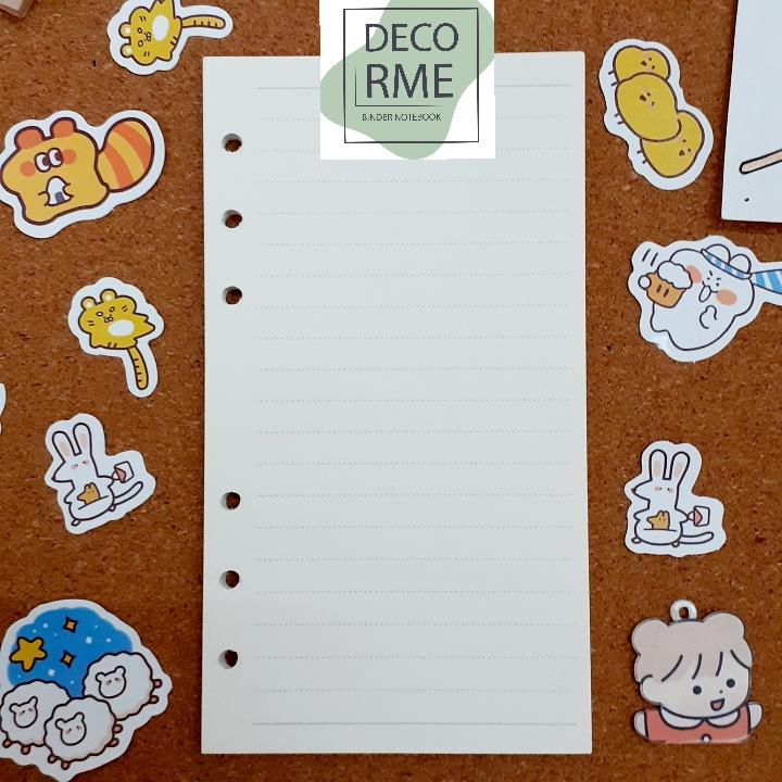 Sổ tiết kiệm đựng tiền DecorMe sổ chi tiêu tiết kiệm thông minh bìa dẻo A6 dễ thương có túi zip tiện dụng lưu trữ