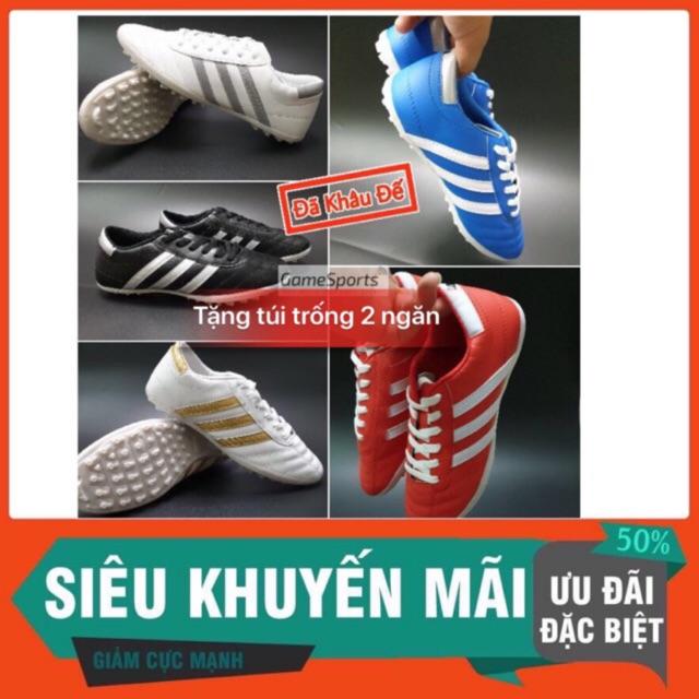 Giầy đá bóng phủi 3 sọc CT3 hàng loại 1