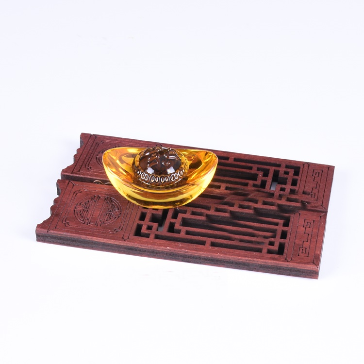 Thỏi Vàng Kim Đỉnh Thủy Tinh Hoa in Chữ phúc