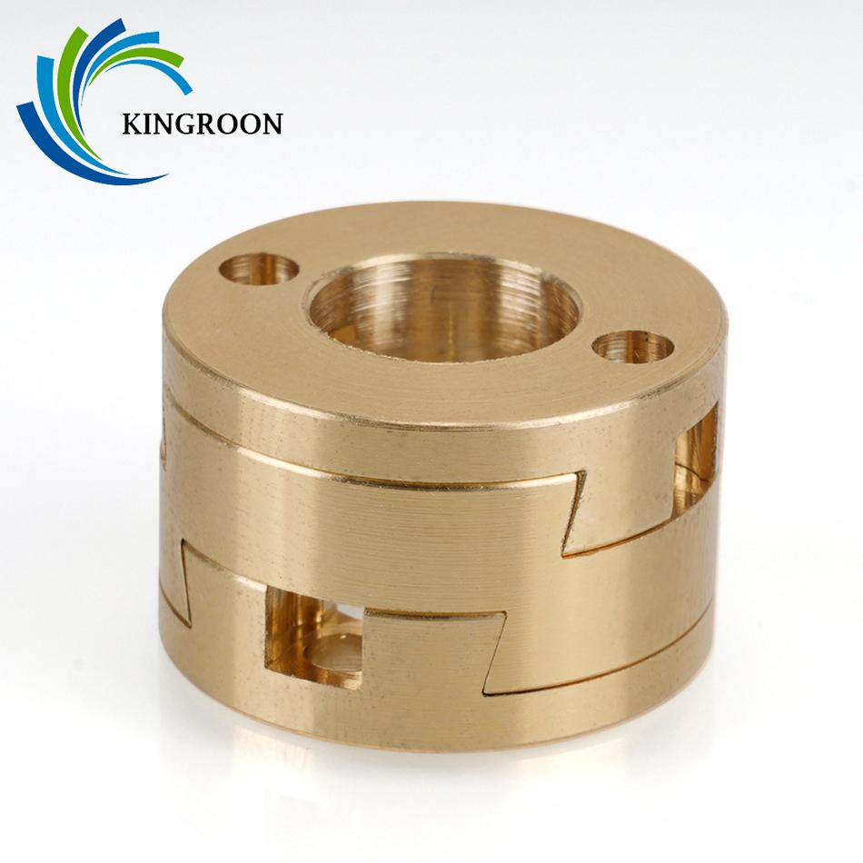 KINGROON 16mm Khớp nối Oldham T8 Vít trục Z Giường nóng Giảm In xoay Bộ phận máy in 3D CNC Khớp nối trục linh hoạt Hình trụ