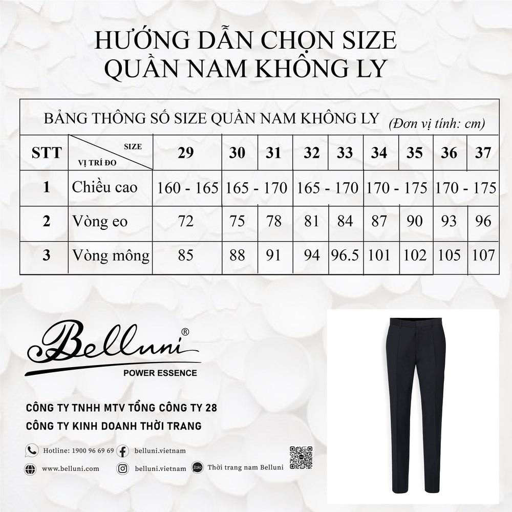 Quần kaki nam công sở hàng hiệu cao cấp BELLUNI - QK0.CMS.BE.023.B1