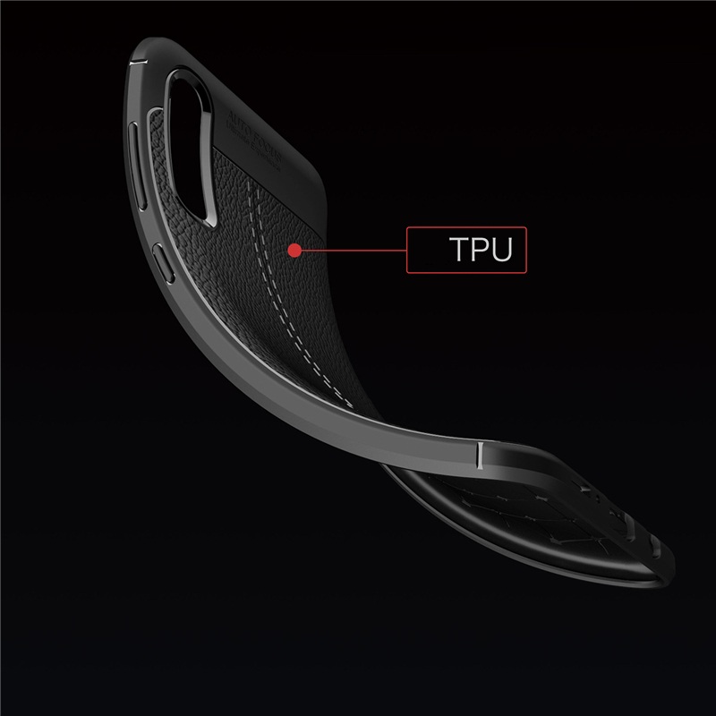 Ốp lưng silicon dẻo giả da Auto Focus cao cấp dành cho Samsung A70 - Hàng chính hãng