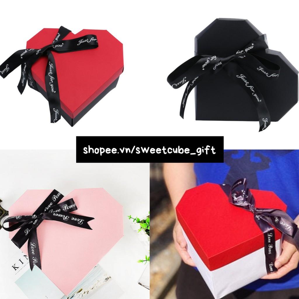 Hộp Quà Trái Tim - LOVE BOX HEART (19.5x19.5x13cm) 100% Handmade